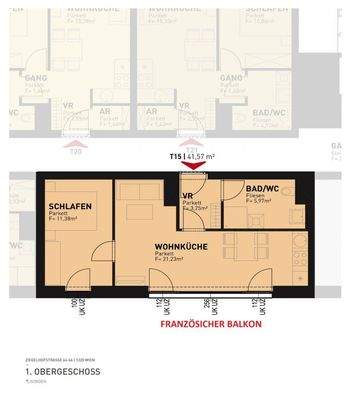 Grundriss: Ziegelhofstraße 64-66