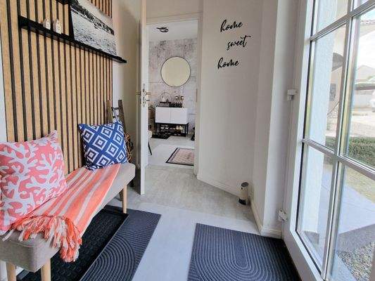 Zugang zur Souterrainwohnung 