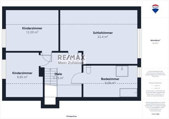 Grundriss Dachgeschoss