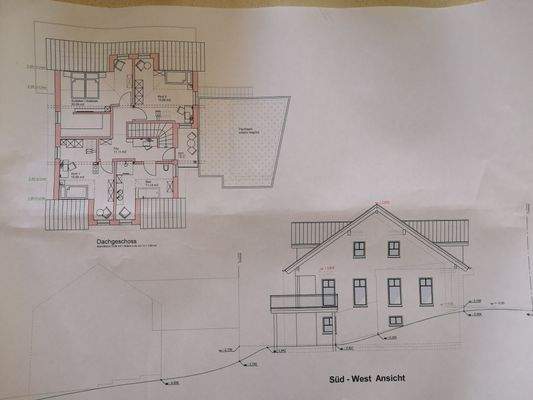 DG Grundriss u S_W Ansicht