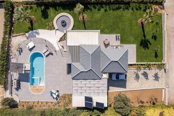 Kreta, Tersana: Wunderschöne Villa mit atemberaubendem Meer- und Sonnenuntergangsblick zu verkaufen