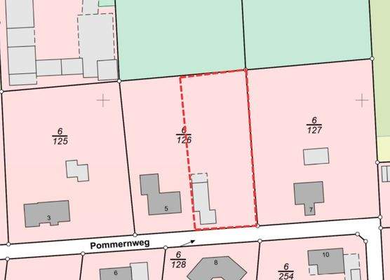 40 Beispiel für Grundstücksteilung