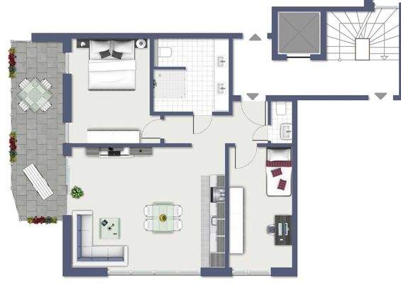 Grundriss Wohnung 05 