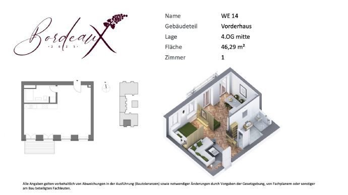 Imposantes luxussaniertes Single-Apartment nahe Savignyplatz