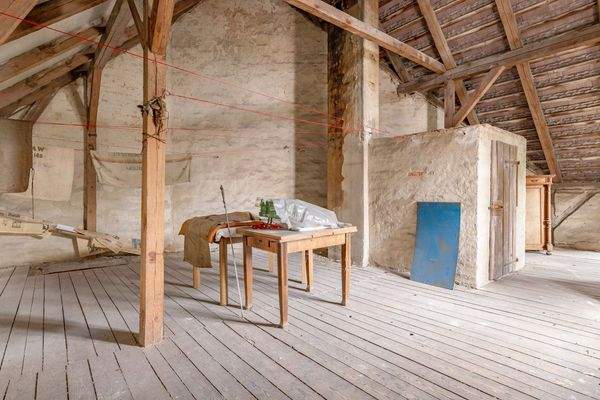 nicht ausgebauter Teil im Obergeschoß