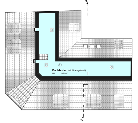 Grundriss Spitzboden