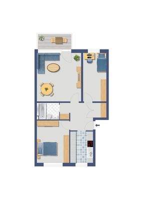 Beispiel 3-Zimmer Wohnung