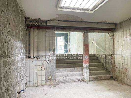 Einer der beiden Räume im Souterrain