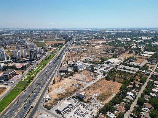 Zoned Commercial Land near Gazi Boulevard in Antalya Muratpaşa
