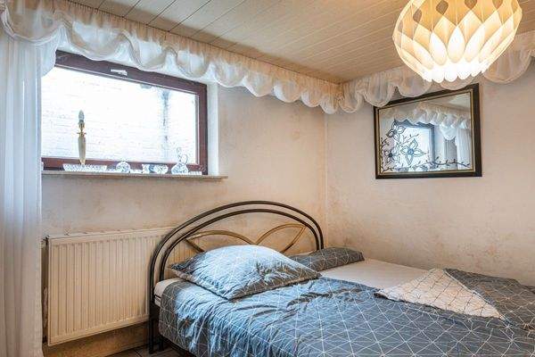 Schlafbereich im Keller