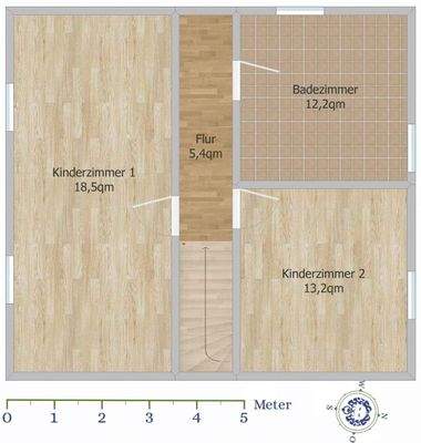 Grundriss Obergeschoss