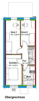 Grundriss Obergeschoss 