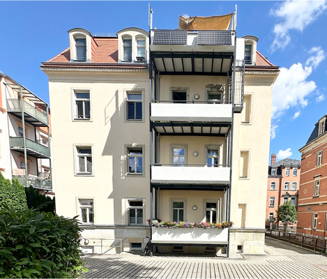 Haus Hinteransicht