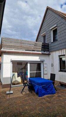 Anbau und Terrasse OG