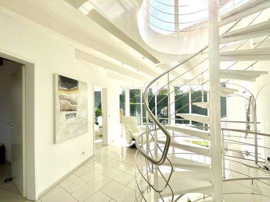 Treppe ins Dachgeschoss