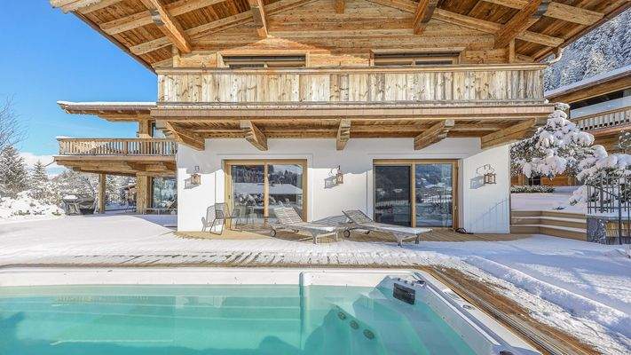 KITZIMMO-Luxuswohnung mit Pool in Toplage kaufen - Immobilie Jochberg.
