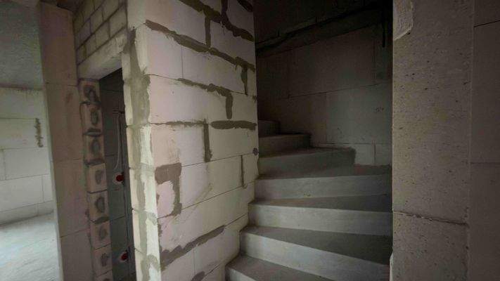 Treppe in OG - Bauphase