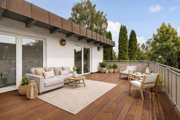 HOMESTAGING DACHTERRASSE (KI-GENERIERT)