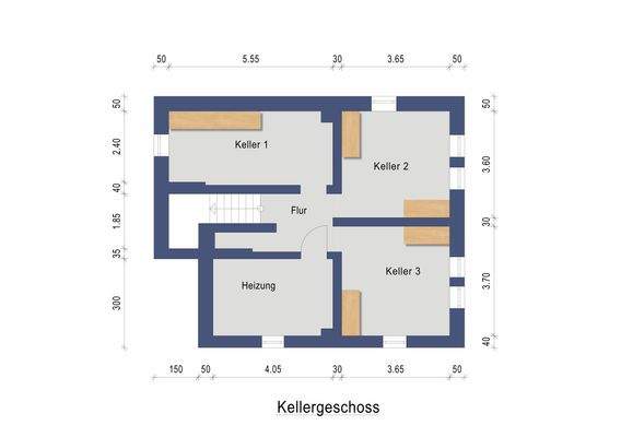 Grundriss Kellergeschoss