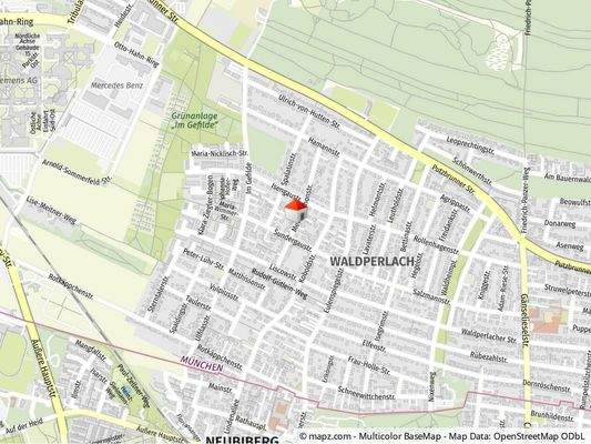 Geolyzer Kartenausschnitt