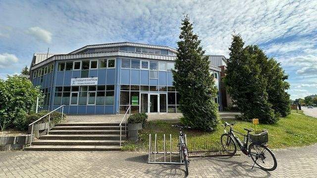 Blick auf das Gebäude 