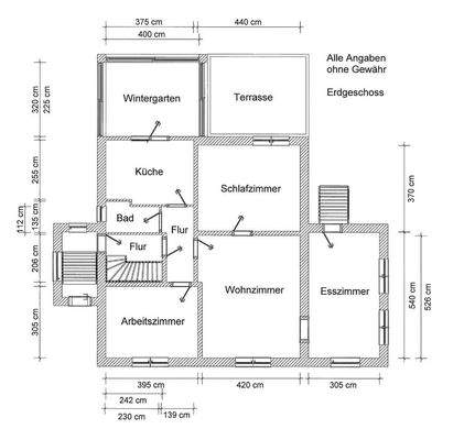 Grundriss Erdgeschoss