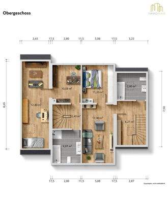 Grundriss Obergeschoss