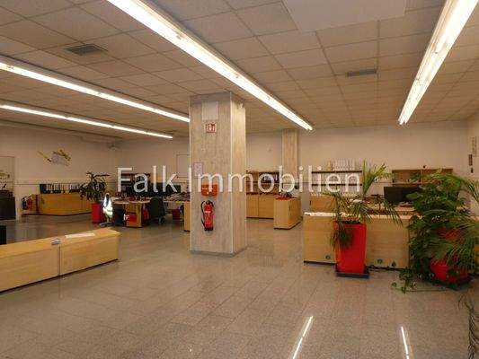 große offene Hauptfläche - teilbar