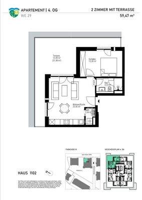 Einzelgrundriss WA 11 WE 29