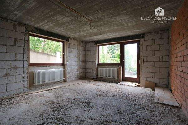 Wohnzimmer im Untergeschoss