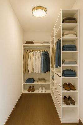 Begehbarer Kleiderschrank