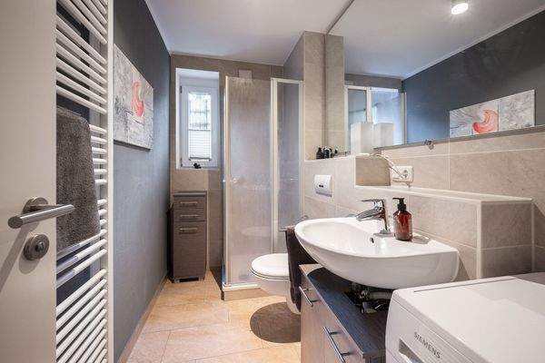 Tageslichtbad im Souterrain