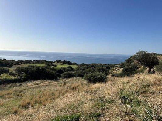 Kreta, Triopetra: Grundstück mit Meerblick zu verkaufen