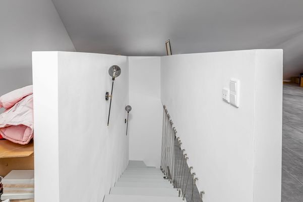 Treppenaufgang ins Dachgeschoss