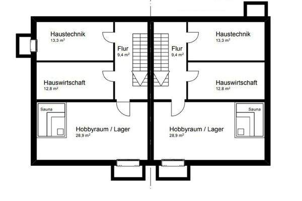 Grundriss Untergeschoss