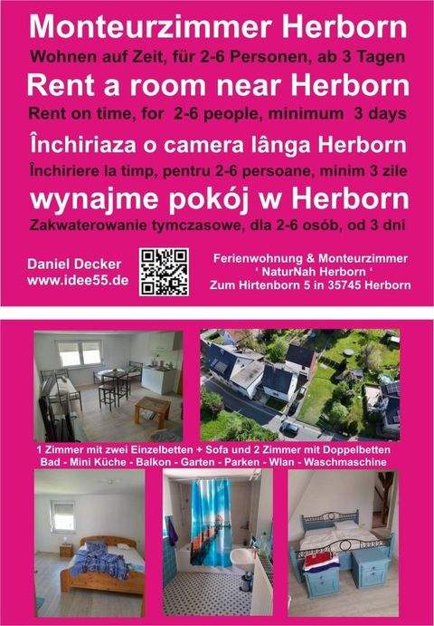 Dillenburg Wohnen auf Zeit, möbliertes Wohnen