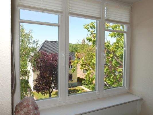 Blick aus dem Gaubenfenster