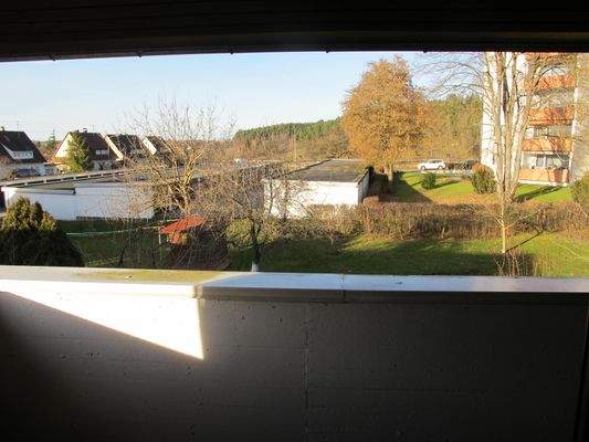 Aussicht vom Balkon