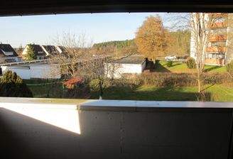 Aussicht vom Balkon