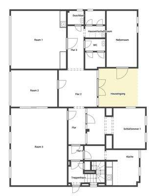 Grundriss Skizze EG