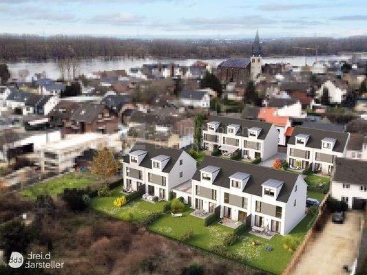 VR Bank - Rheinstrasse 139 Wesseling_Birdview02_maskiert