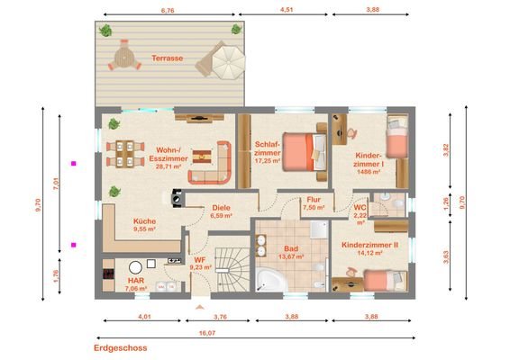 Grundriss EG