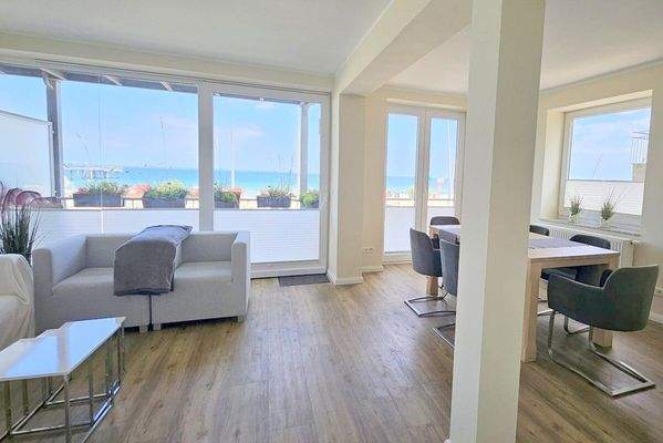 Stilvolle Wohnung mit Meerblick! 