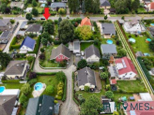 Vogelperspektive / Zugang zum Grundstück