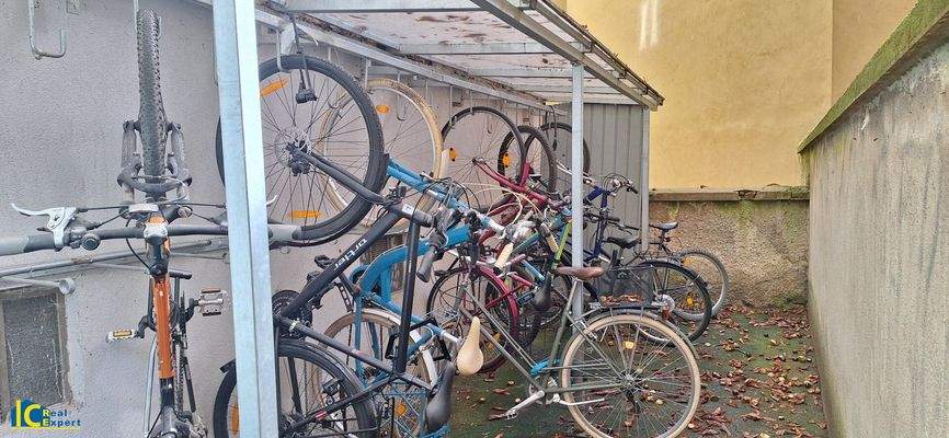 Fahrradabstellplatz im Innenhof