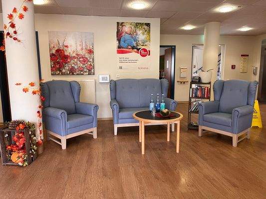 Freundlicher Empfangsbereich