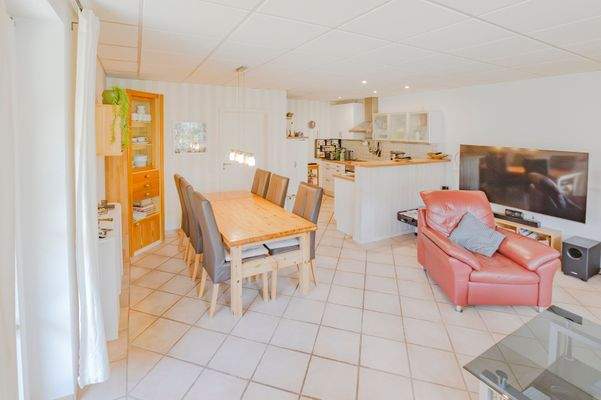 Blick auf die offene Küche 