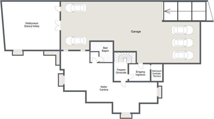Padenghe_UG - UG- 2D Floor Plan