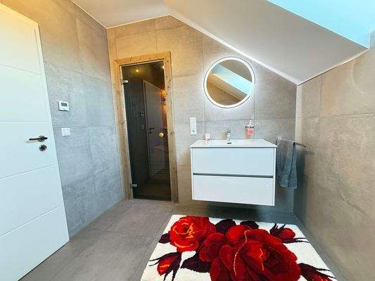 Duschbad mit Sauna