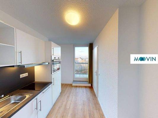 Ansicht I: Eingangs- und Küchenbereich